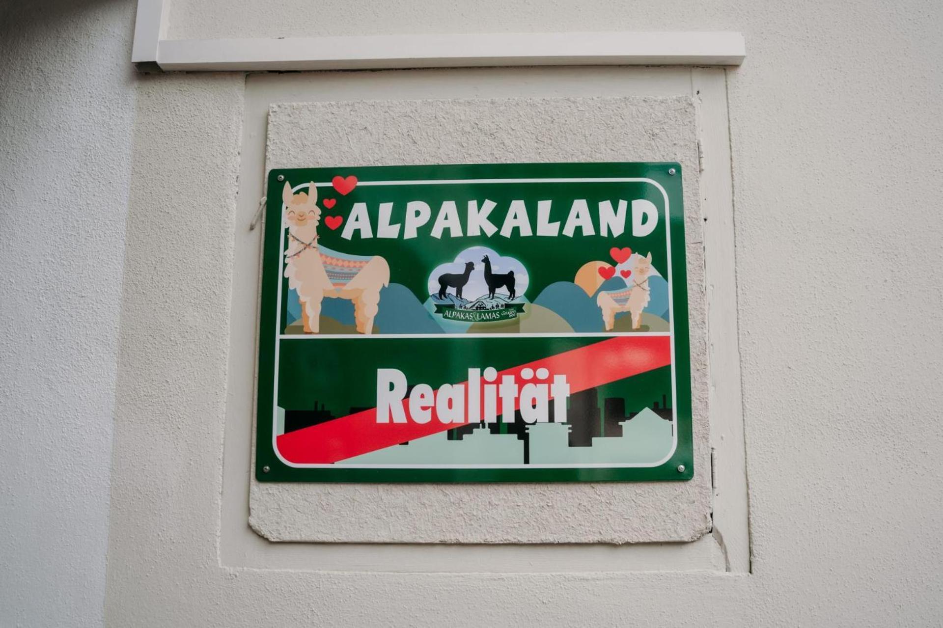 Alpakas, Lamas Und Rentiere Zum Gruenen See Grossdorf  Exteriér fotografie